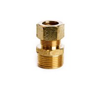 (image for)  5/8 in. Compression X 3/4 in. D Male Brass Compression Connector