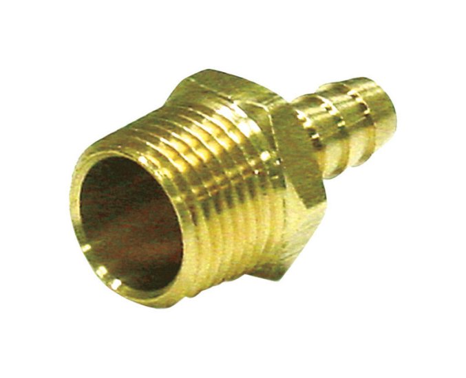 Brass 5/16 in. Dia. x 1/8 in. Dia. Adapter Yellow 1 pk