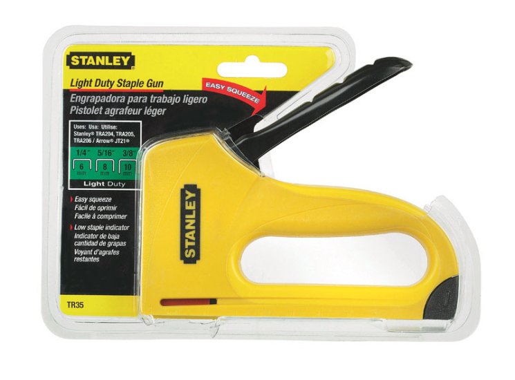 Light Duty Narrow Staple Gun Yellow