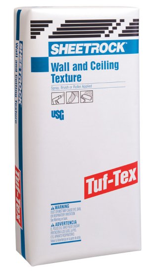 (image for) White Water-Based Tuf Tex Textured Sheetrock Mix 50 lb