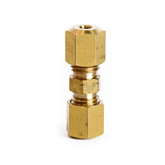 (image for)  1/8 in. Compression X 1/8 in. D Compression Yellow Brass Union