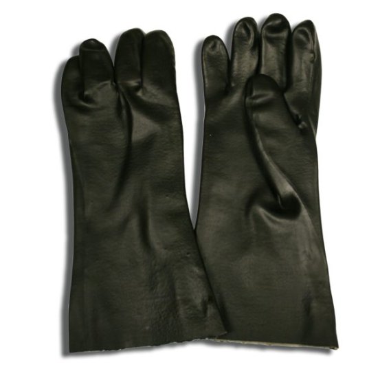 BLACK PVC CHEM GLOVE