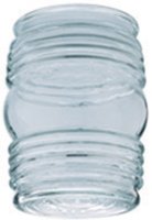 Jelly Jar Clear Glass Lamp Shade Ea.