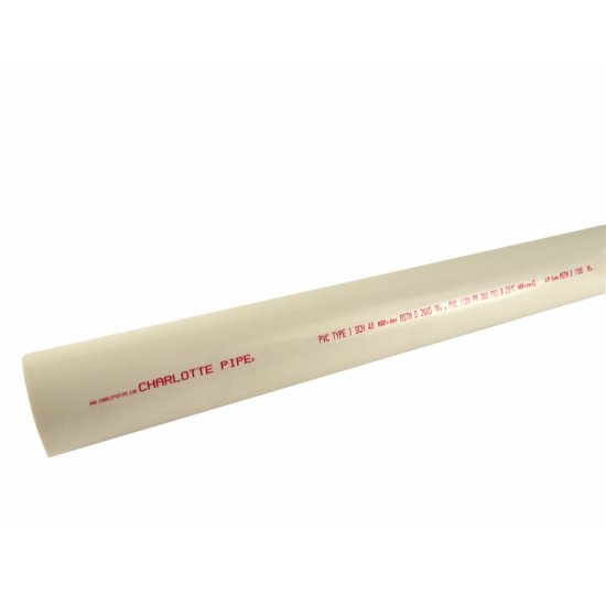 Schedule 40 PVC Dual Rated Pipe 1-1/2 in. Dia. x