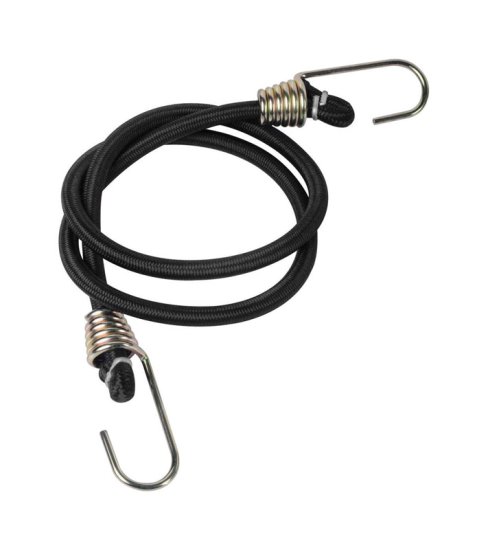 Black Bungee Cord 48 in. L x 0.374 in. 1 pk