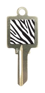 Zebra House/Office Key Blank SC1 - KL0 Single sided For Sc