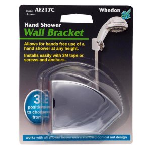 (image for) Chrome Plastic 2 in. Shower Wall Mount Bracket