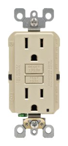 GFCI 15 Amp 120-Volt Ivory