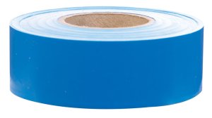 300 ft. L x 1.2 in. W Plastic Flagging Tape Blue