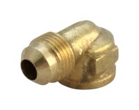 1/4 in. Flare x 1/4 in. Dia. FPT Brass 90 Degree Elbow