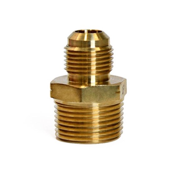 (image for)  1/2 in. Flare X 3/4 in. D Male Brass Adapter