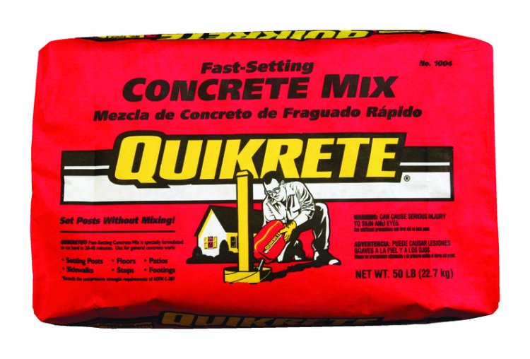 Fast Setting Concrete Mix 50 lb Gray