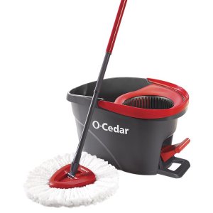 (image for) EasyWring 12 in. W Spin Mop with Bucket