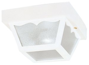 Matte White Switch Incandescent Light Fixture