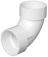 Schedule 40 2 in. Hub x 2 in. Dia. Hub PVC Elbow