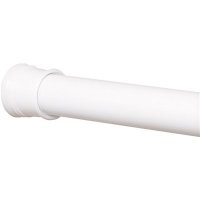 44 in. to 72 in. Adjustable Shower Rod White