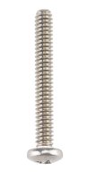 No. 10-24 x 1-1/2 in. L Phillips Flat Head Stainless Steel Mach
