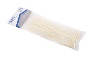 8 in. L White Cable Tie 100 pk