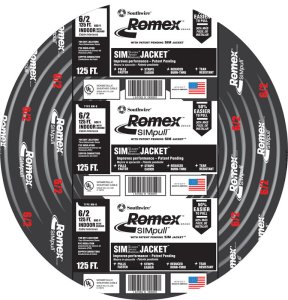 6/2 Stranded Romex Type NM-B WG Non-Metallic per ft.