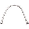 (image for) 3/8 in. Compression x 1/2 in. FIP x 16 in. Stainless Supply Line