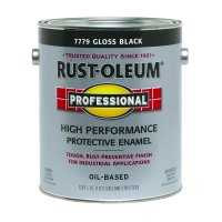 Rust-Oleum Professional Indoor and Outdoor Gloss Black Oil-Based