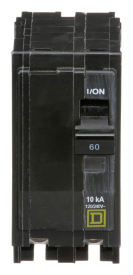 QO 60 amps Plug In 2-Pole Circuit Breaker