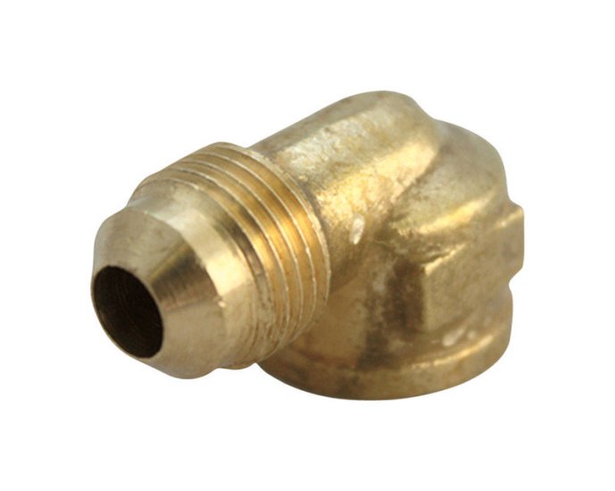 5/8 in. Flare x 1/2 in. Dia. FPT Brass 90 Degree Elbow