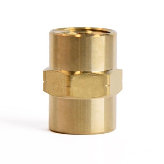 (image for)  1/4 in. FPT X 1/4 in. D FPT Brass Coupling