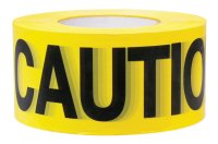 1000 ft. L x 3 in. W Plastic Caution Barricade Tape