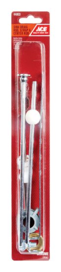 Polished Chrome Sink Drain Rod and Strap