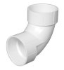 (image for) Schedule 40 8 in. Hub x 8 in. Dia. Hub PVC 90 Deg