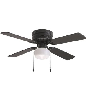 (image for) 42 in. Hugger Ceiling Fan, Matte Black