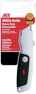 Heavy Duty 6 in. Sliding Utility Knife White 1 pc.