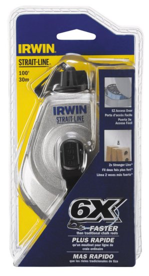 Strait-Line Gray Chalk Line Reel 100 ft.