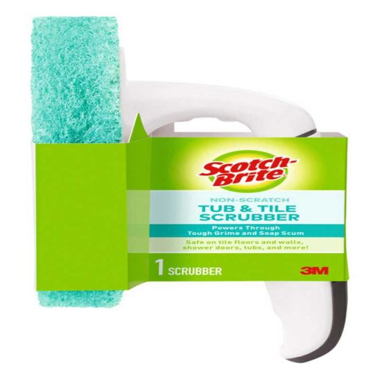 3M Scotch-Brite Non-Scratch Scrubber For Bath and Tile 1 pk