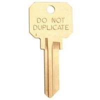 KW1 Do Not Duplicate Blank Key (50-Box)