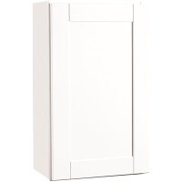 Shaker Satin White Assembled Wall Cabinet 18 x 30 x 12