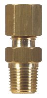 1/2 in. Compression x 3/8 in. Dia. Male Brass Connector