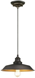 Iron Hill Oil Rubbed Bronze 1 lights Pendant Light