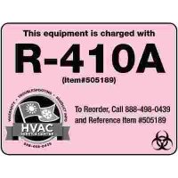 410A Identification Label qty 16