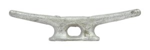 Galvanized Iron 8 in. L Open Base Dock Cleat 1 pk