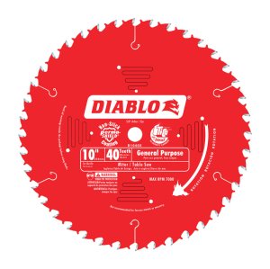 10 in. Dia. x 5/8 in. Carbide Tip Circular Saw Blade 40 te