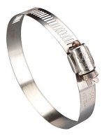 Hy Gear 1-1/4 in. to 3-1/4 in. SAE 44 Silver Hose Clamp St