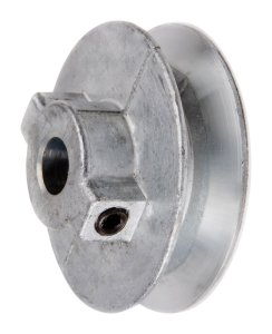 5 in. Dia. Zinc Single V Grooved Pulley