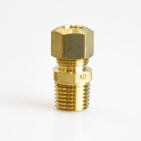 (image for)  5/16 in. Compression X 1/4 in. D MIP Brass Connector