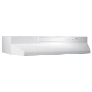 30 in. W White Combo Range Hood