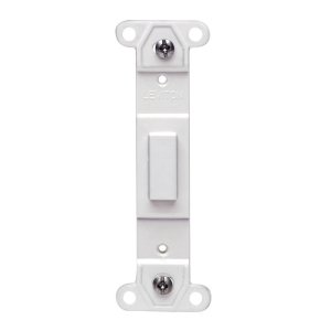 White 1 gang Nylon Blank Wall Plate 1 pk