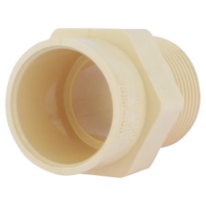 FlowGuard Schedule 40 1/2 in. Socket x 1/2 in. Dia. MNPT CPVC A