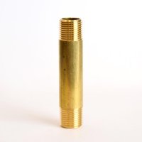 (image for)  3/8 in. MPT X 3/8 in. D MPT Yellow Brass Nipple 3 in. L