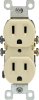 15 amps 125 volt Duplex Ivory Outlet 5-15R 1 pk